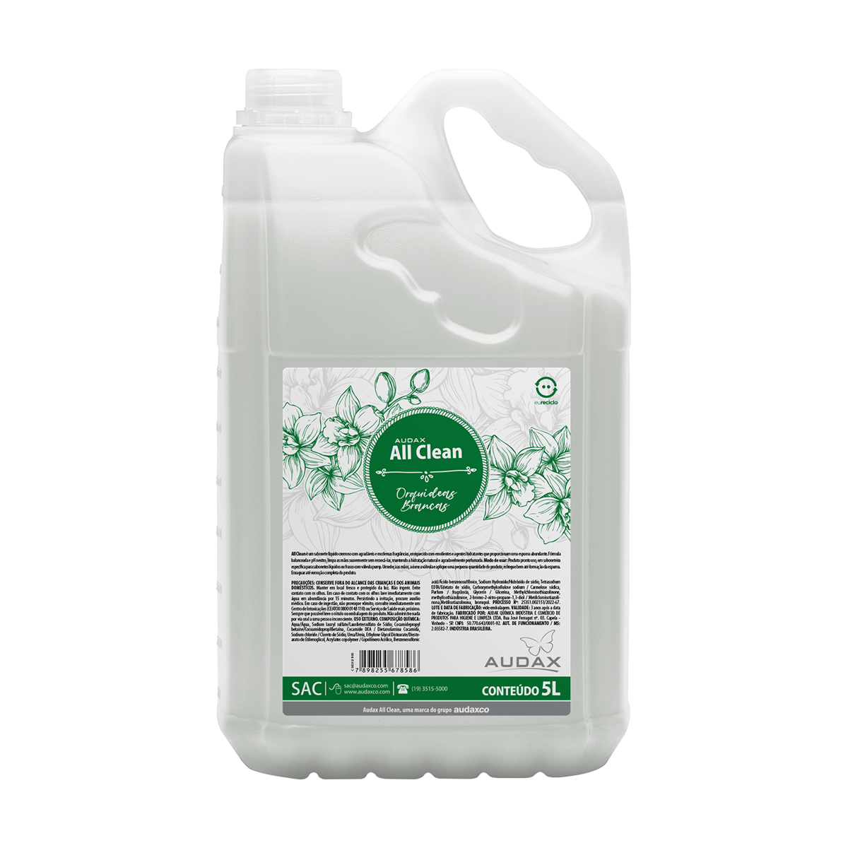 Sabonete líquido Orquídeas brancas - 5L All Clean
