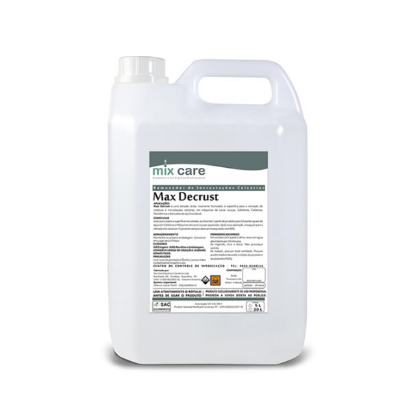 Detergente Acido decapante - Max Decrust - 5L