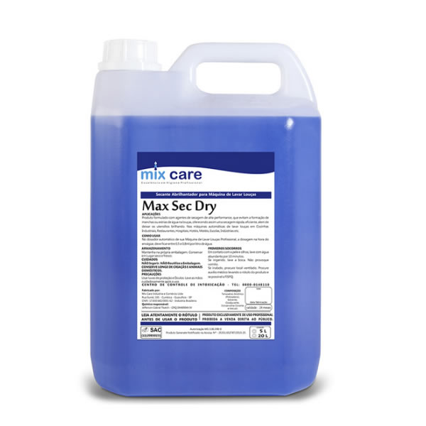 Secante Abrilhantador - Max Sec Dry