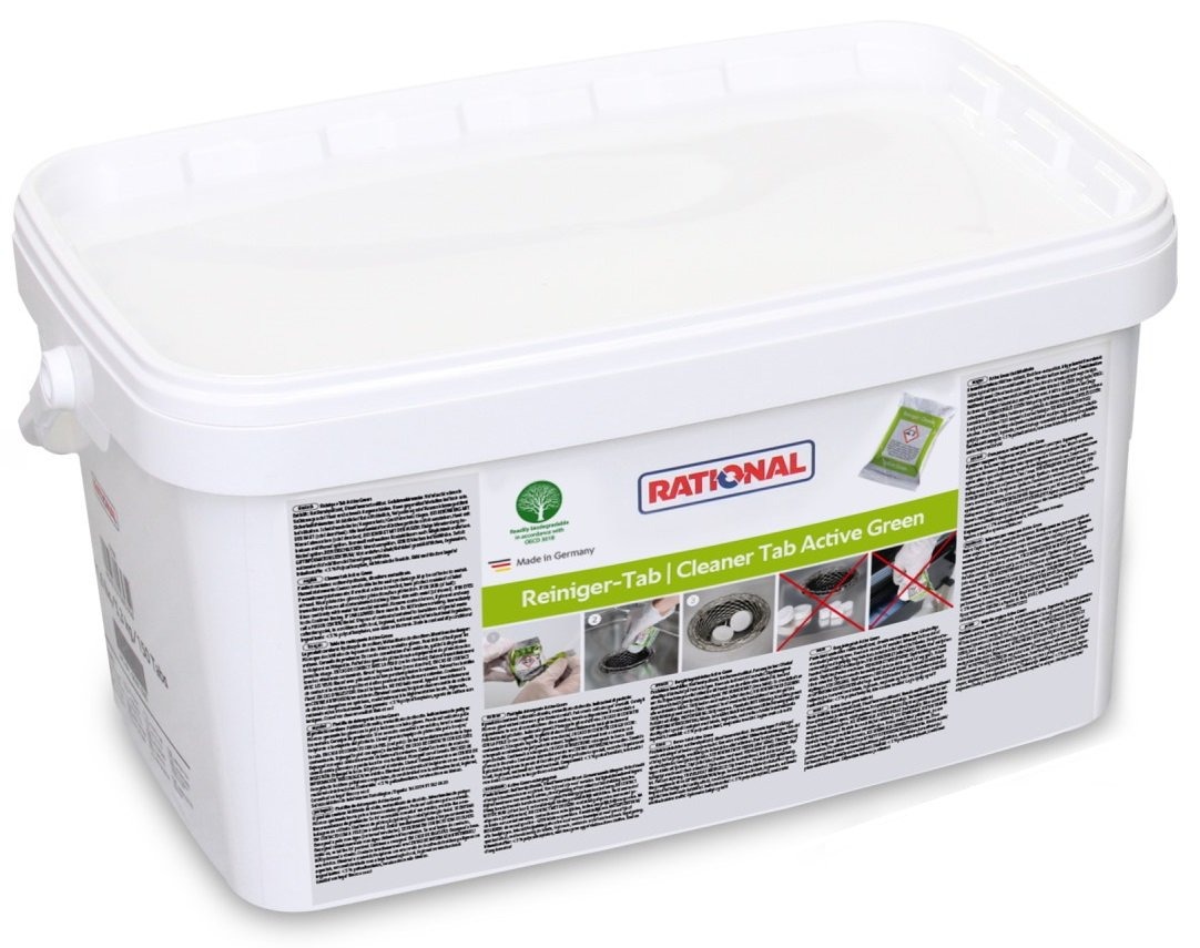 Pastilhas Detergente Active Green para Fornos iCombi Pro e iCombi Classic Rational com 150 Pastilhas